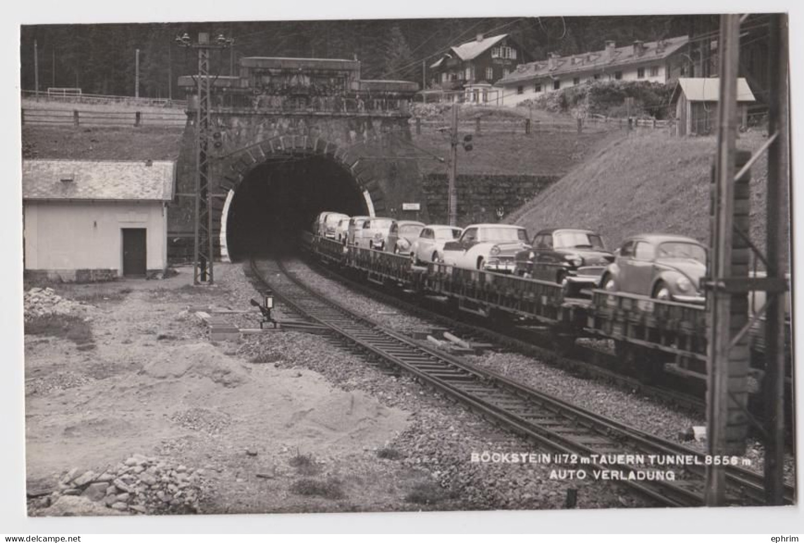 Böckstein Tauern Tunnel Auto Verladung Transport Automobile Ferroviaire