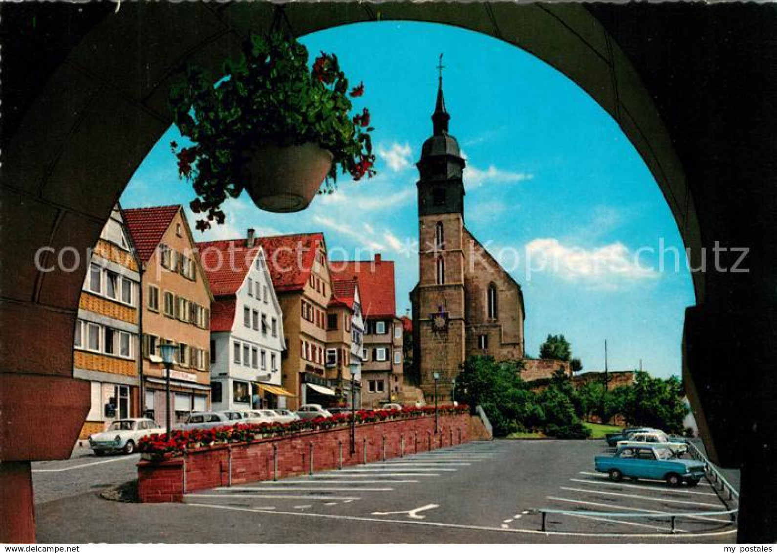 Boeblingen Marktplatz Stadtkirche