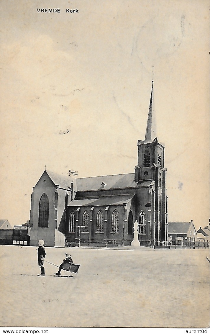 BOECHOUT. VREMDE.  KERK. BELLE ANIMATION