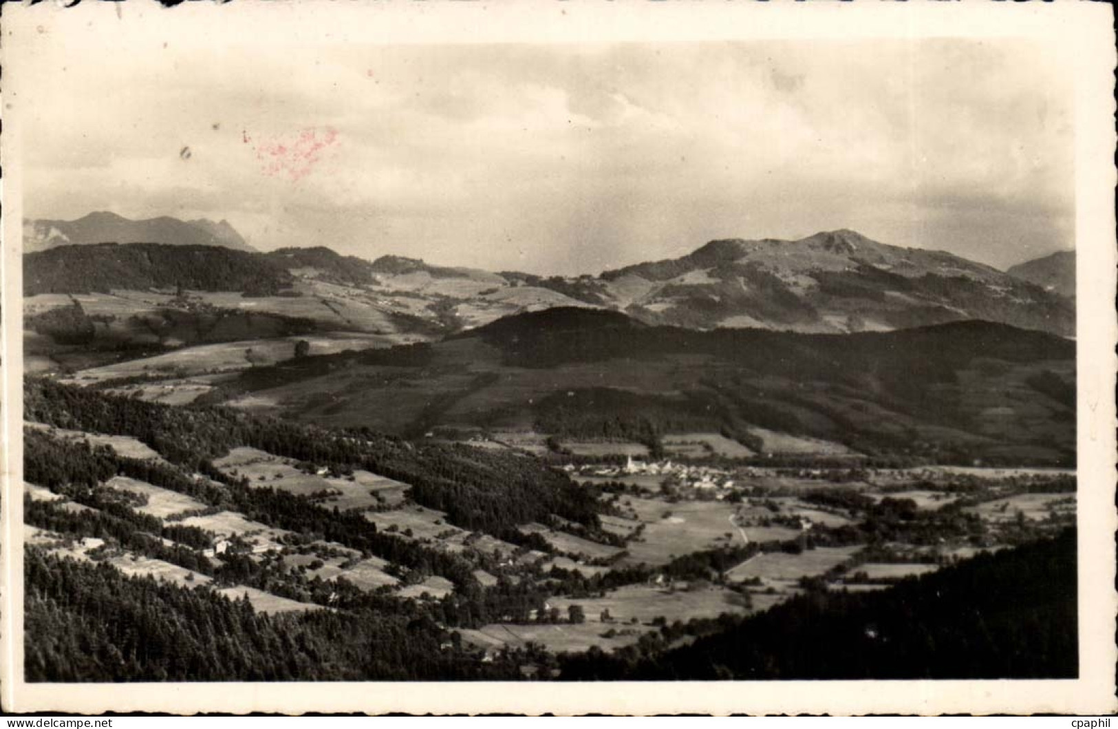 Boege CPA Vue sur la vallee dans le fond la pointe de Brasses