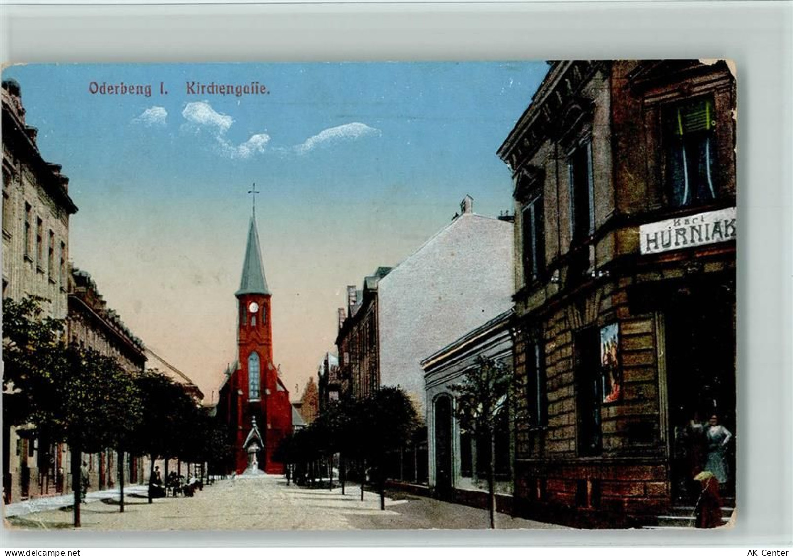 Bohumin Oderberg 1915 - Kirchengasse AK - 10151020