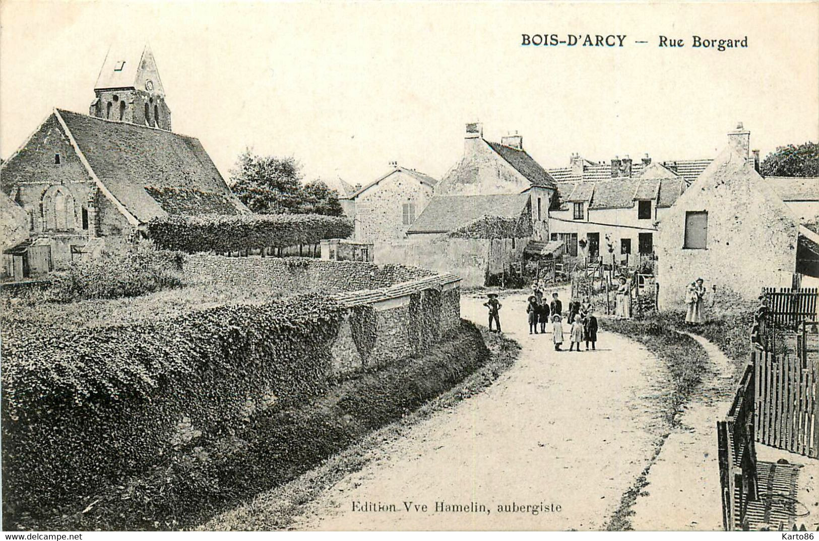 bois d'arcy * la rue borgard * villageois