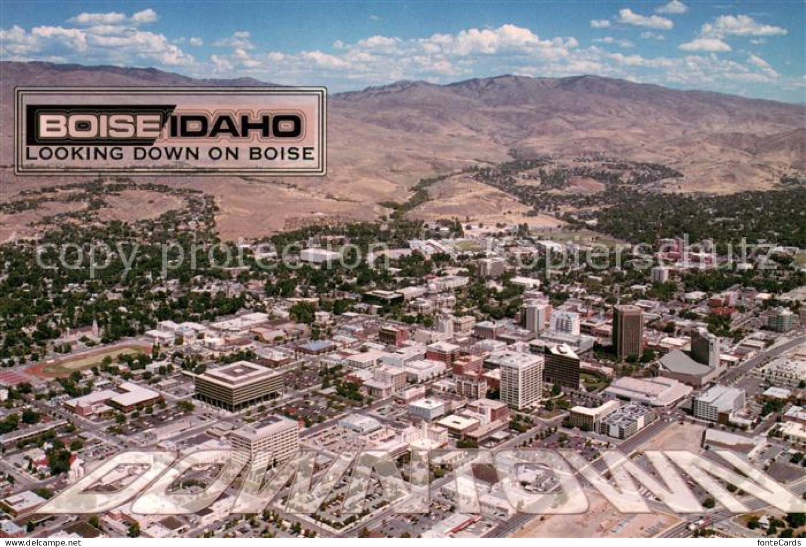 Boise Idaho Aerial view