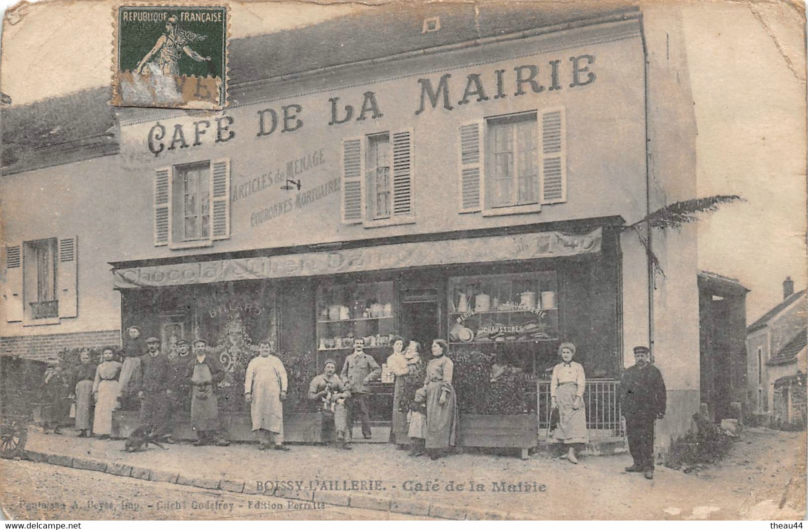 ¤¤  -   BOISSY-L'AILLERIE   -  Café de la Mairie     -   ¤¤