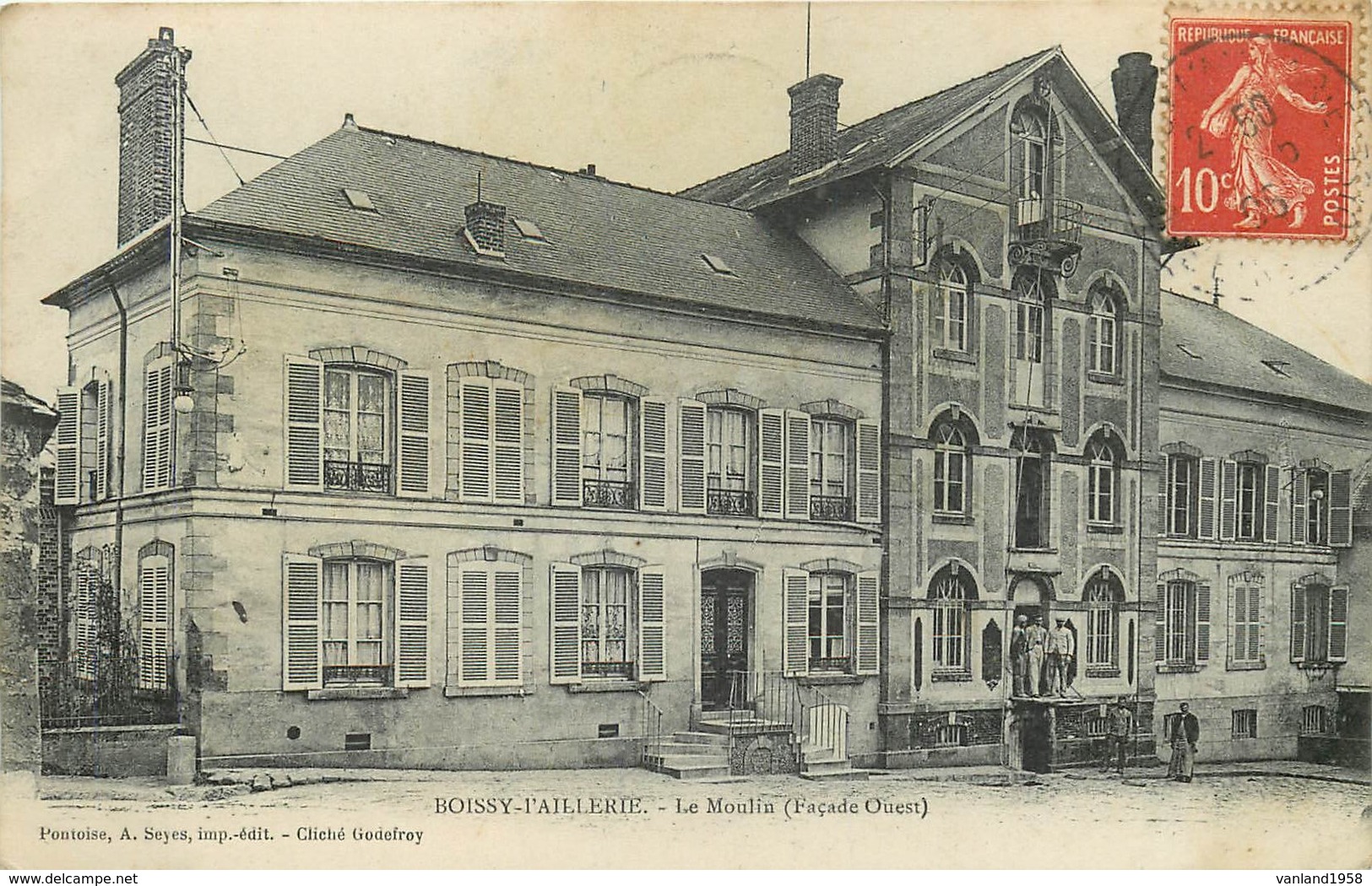 BOISSY-L'AILLERIE-le moulin (façade ouest)