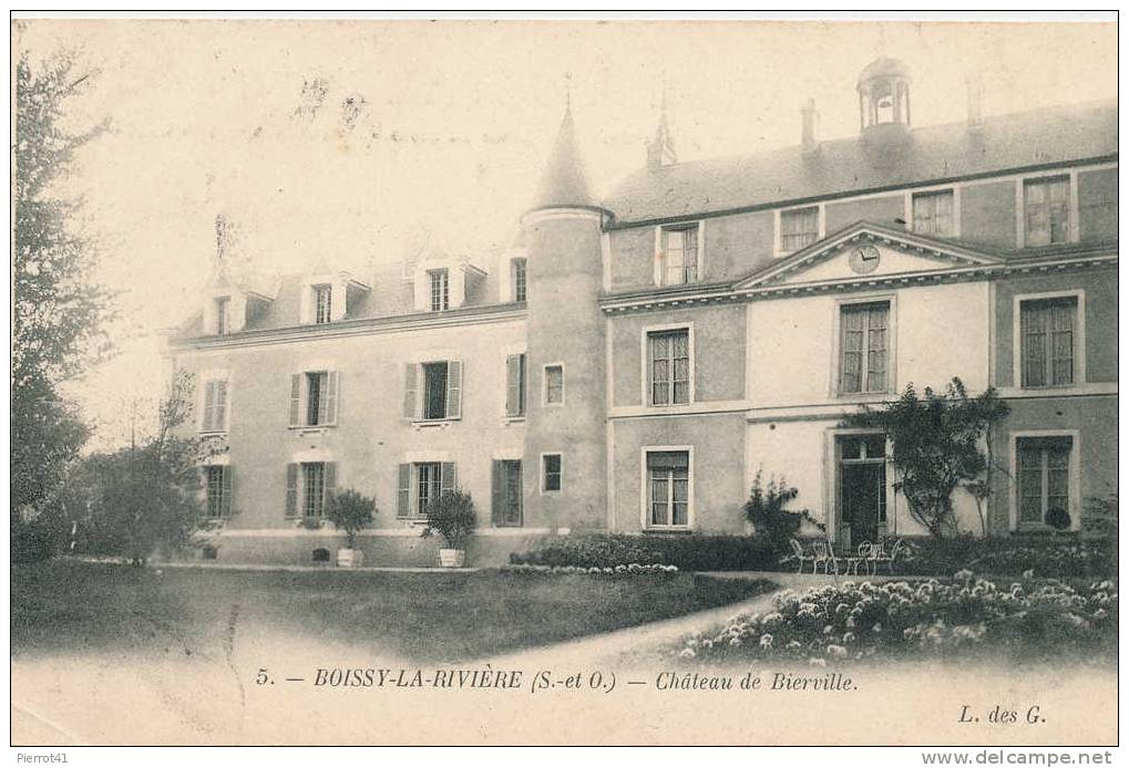 BOISSY-LA-RIVIÈRE  - Le Château de BIERVILLE