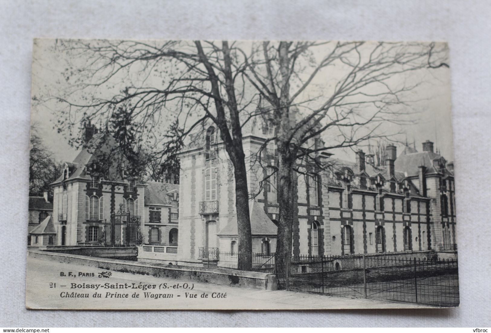 Boissy saint Léger, château du prince de Wagram, vue de côté, Val de Marne 94