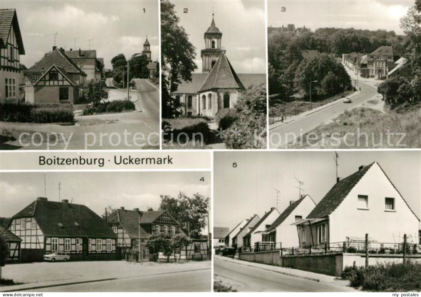 Boitzenburg August Bebel Strasse Pfarrkirche Templiner Strasse Rat der Gemeinde