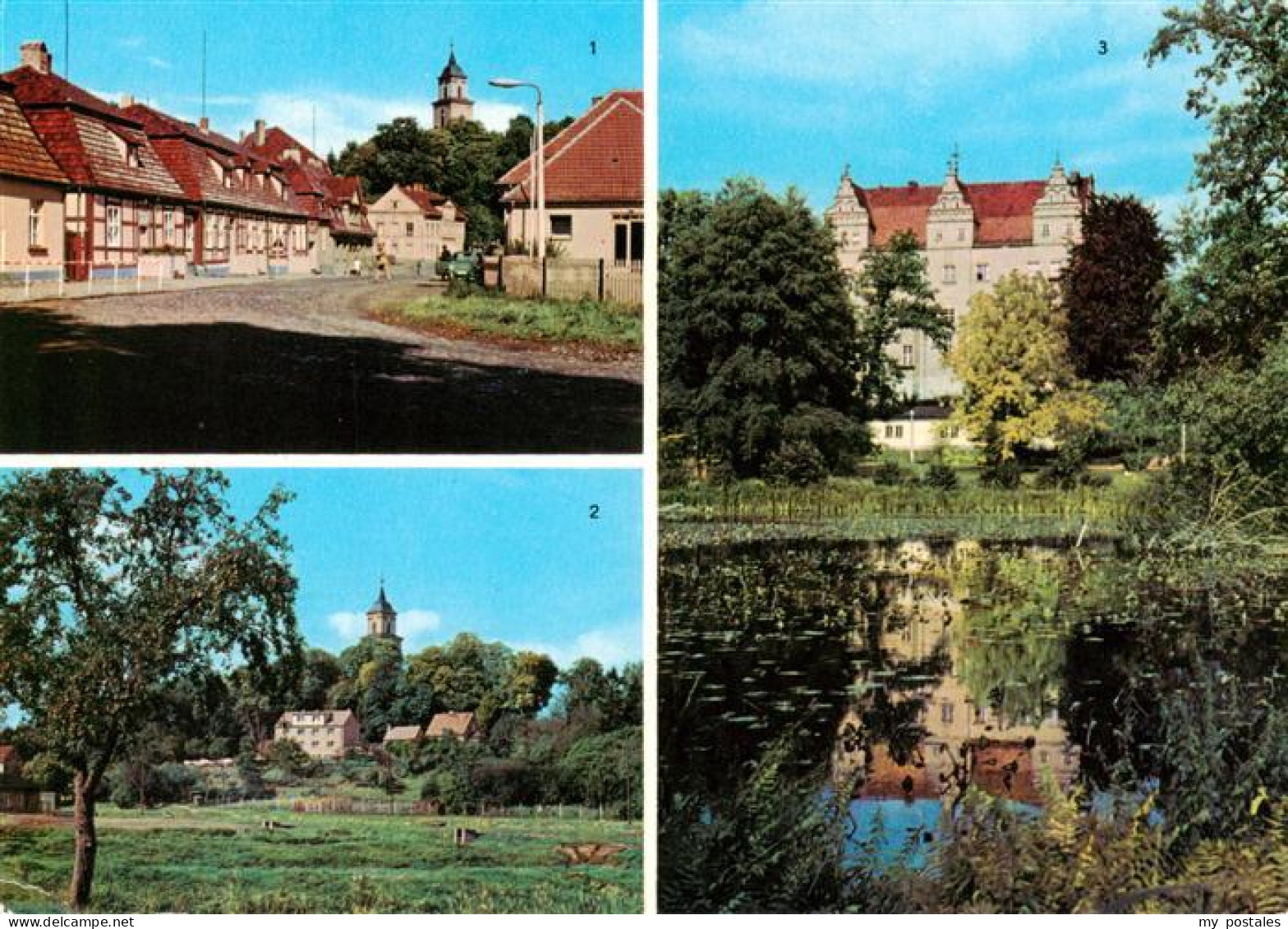 Boitzenburg Boitzenburger Strasse Teilansicht Schlossblick