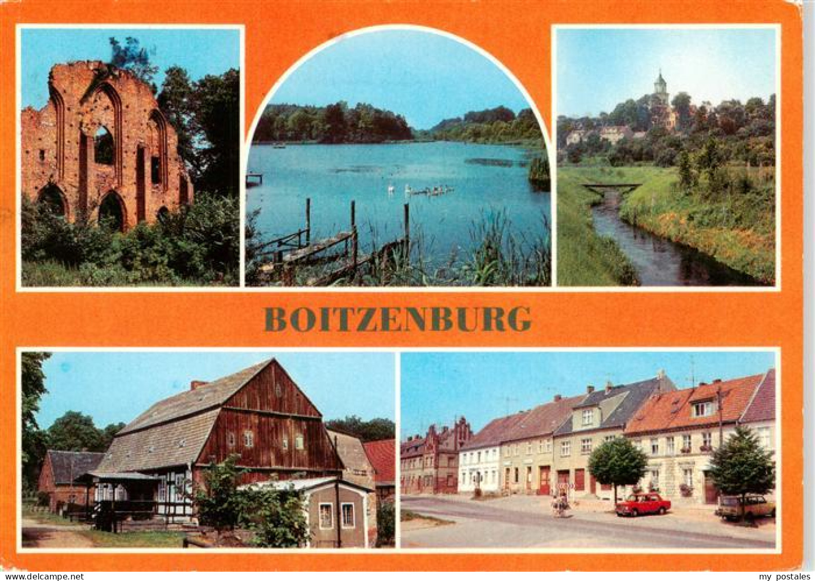 Boitzenburg Klosterruine Haussee Teilansicht Produktionsmuseum Klostermuehle Aug