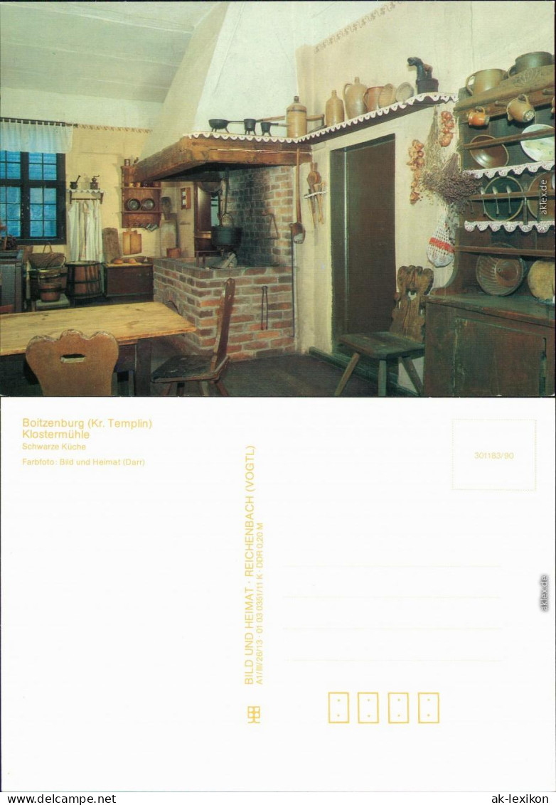 Boitzenburg Land Klostermühle Schwarze Küche b Prenzlau 1990