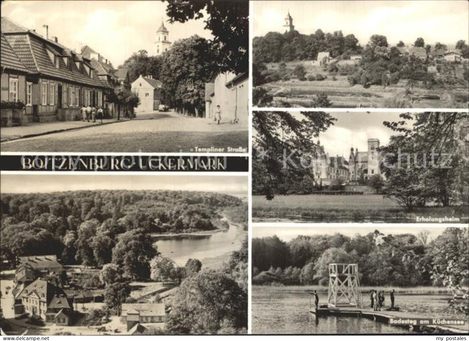 Boitzenburg Templiner Strasse Erholungsheim Badesteg Kuechensee