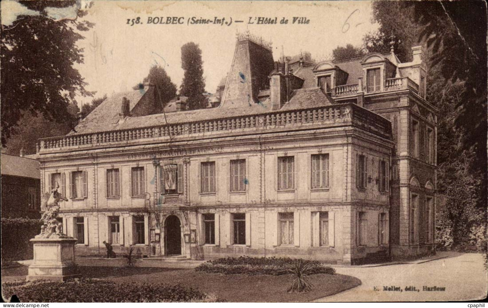 Bolbec - L'Hotel de Ville - CPA