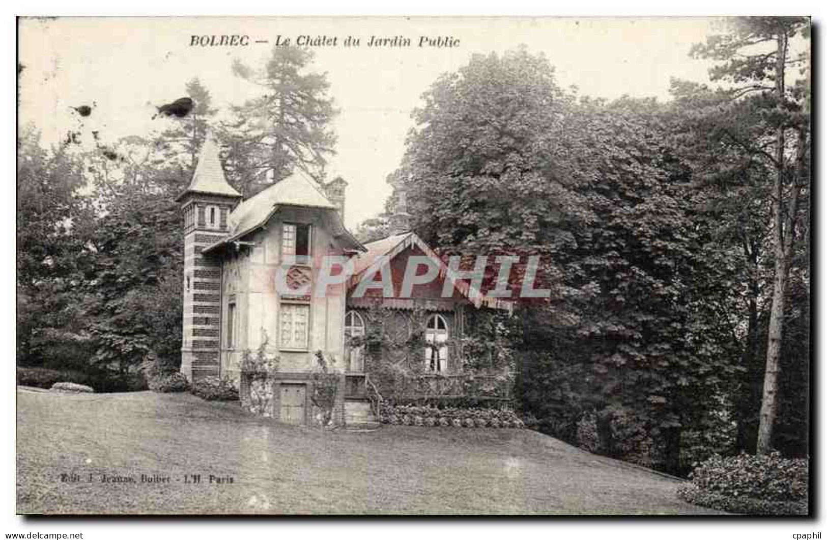 Bolbec - Le Chalet du Jardin Public - CPA
