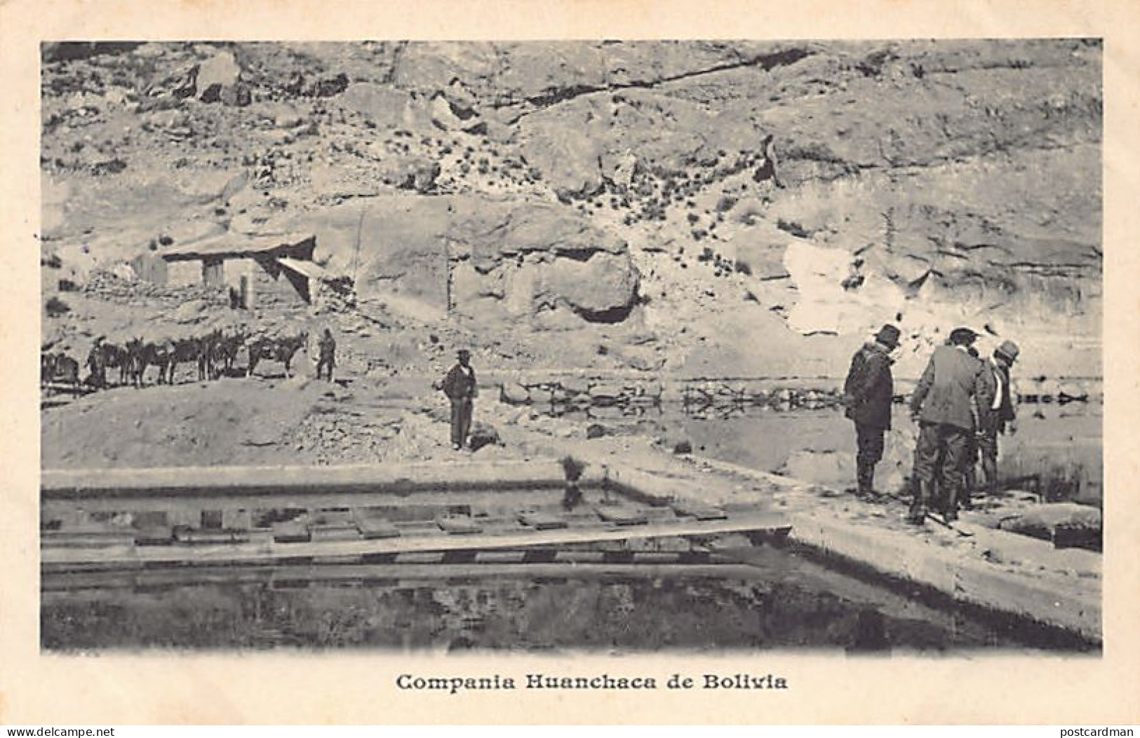 Bolivia - PULACAYO - Las cuencas de procesamiento de mineral - Ed. Compania Huanchaca de Bolivia