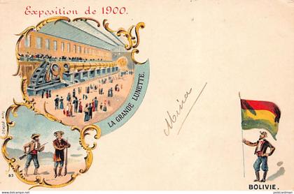 Bolivia - El pabellón de Bolivia en la Exposición Internacional de París (Francia) en 1900 - Ed. desconocido