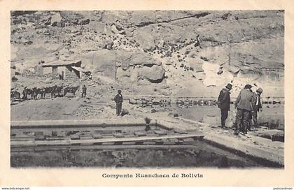 Bolivia - PULACAYO - Las cuencas de procesamiento de mineral - Ed. Compania Huanchaca de Bolivia