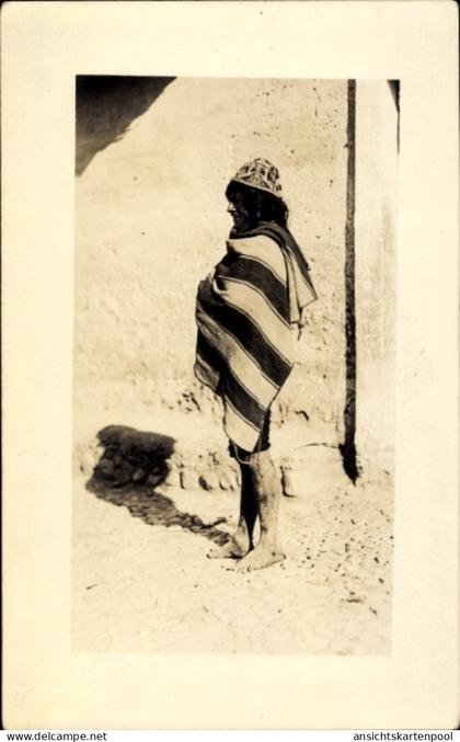 CPA Bolivien, Einheimischer, Portrait