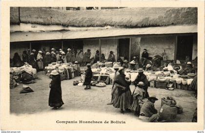 PC BOLIVIA, COMPANIA HUANCHACA DE BOLIVIA, Vintage Postcard (b60511)