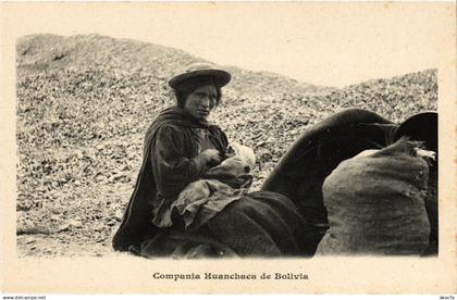 PC BOLIVIA, COMPANIA HUANCHACA DE BOLIVIA, Vintage Postcard (b60512)