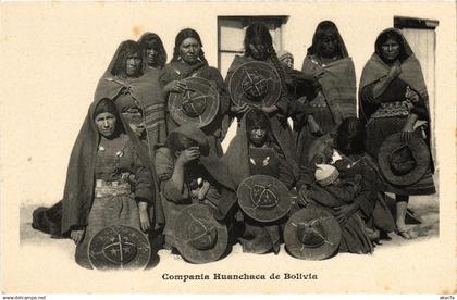 PC BOLIVIA, COMPANIA HUANCHACA DE BOLIVIA, Vintage Postcard (b60514)