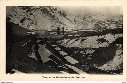 PC BOLIVIA, COMPANIA HUANCHACA DE BOLIVIA, Vintage Postcard (b60528)