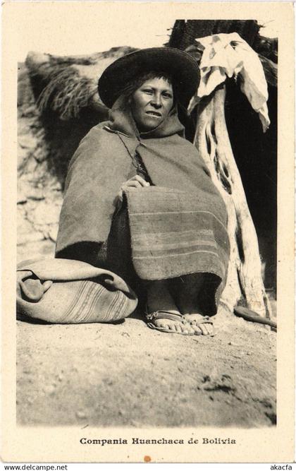 PC BOLIVIA, COMPANIA HUANCHACA DE BOLIVIA, Vintage Postcard (b60546)