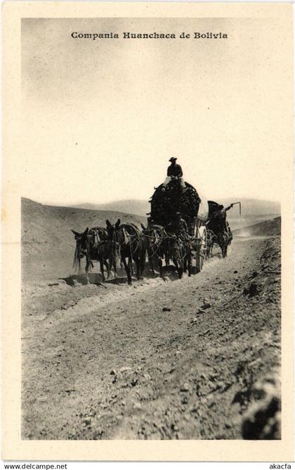 PC BOLIVIA, COMPANIA HUANCHACA DE BOLIVIA, Vintage Postcard (b60547)
