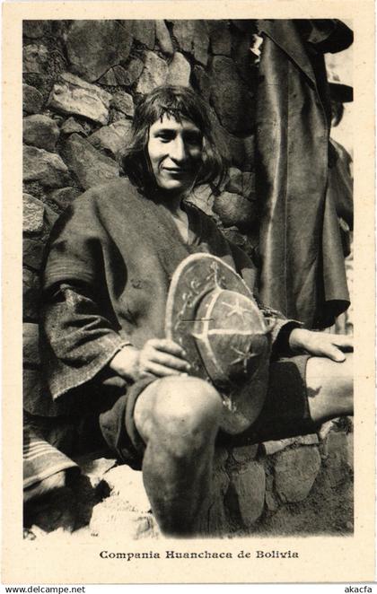 PC BOLIVIA, COMPANIA HUANCHACA DE BOLIVIA, Vintage Postcard (b60558)
