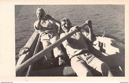 Bolivia - Remadores indios - POSTAL FOTO - Ed. Foto Linares