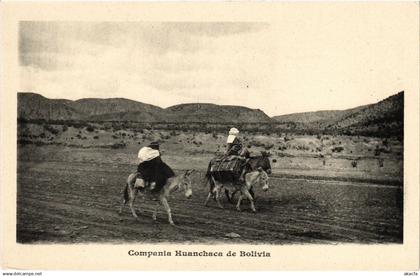 PC BOLIVIA, COMPANIA HUANCHACA DE BOLIVIA, Vintage Postcard (b60471)