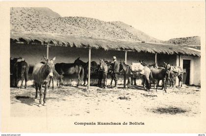 PC BOLIVIA, COMPANIA HUANCHACA DE BOLIVIA, Vintage Postcard (b60473)