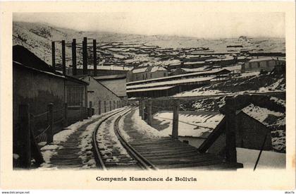PC BOLIVIA, COMPANIA HUANCHACA DE BOLIVIA, Vintage Postcard (b60482)