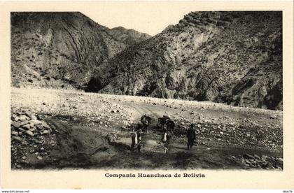 PC BOLIVIA, COMPANIA HUANCHACA DE BOLIVIA, Vintage Postcard (b60499)