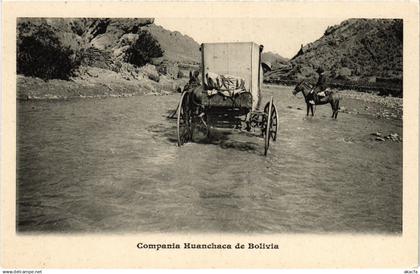 PC BOLIVIA, COMPANIA HUANCHACA DE BOLIVIA, Vintage Postcard (b60520)