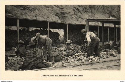 PC BOLIVIA, COMPANIA HUANCHACA DE BOLIVIA, Vintage Postcard (b60524)