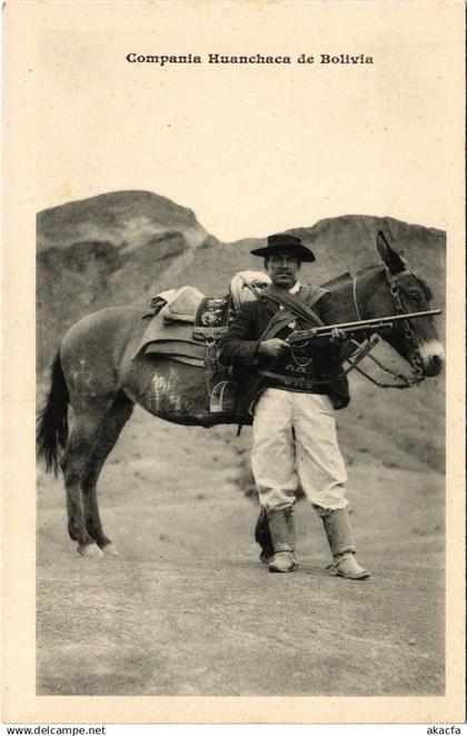 PC BOLIVIA, COMPANIA HUANCHACA DE BOLIVIA, Vintage Postcard (b60555)