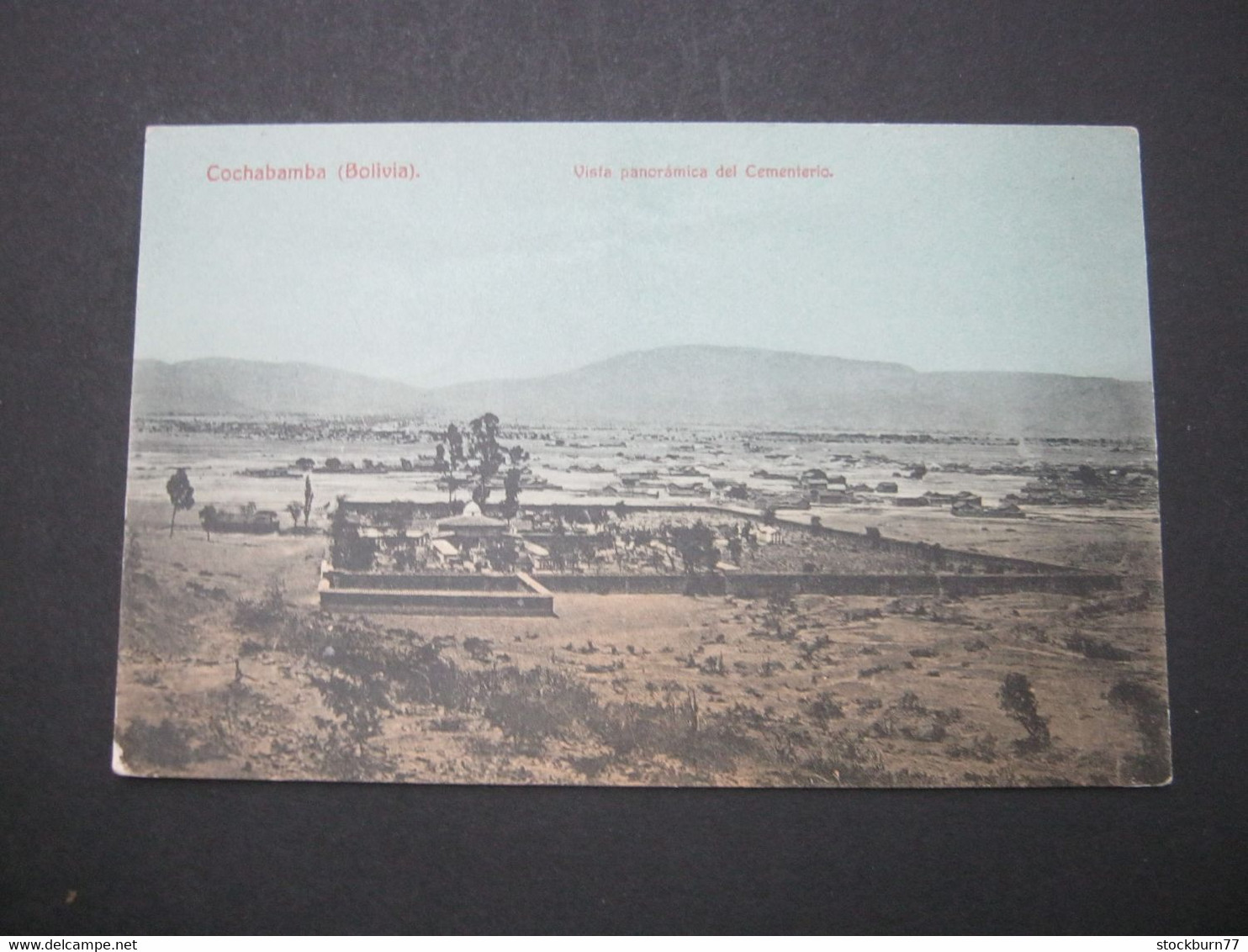 BOLIVIEN , Cochabamba     ,  schöne Karte  um 1910
