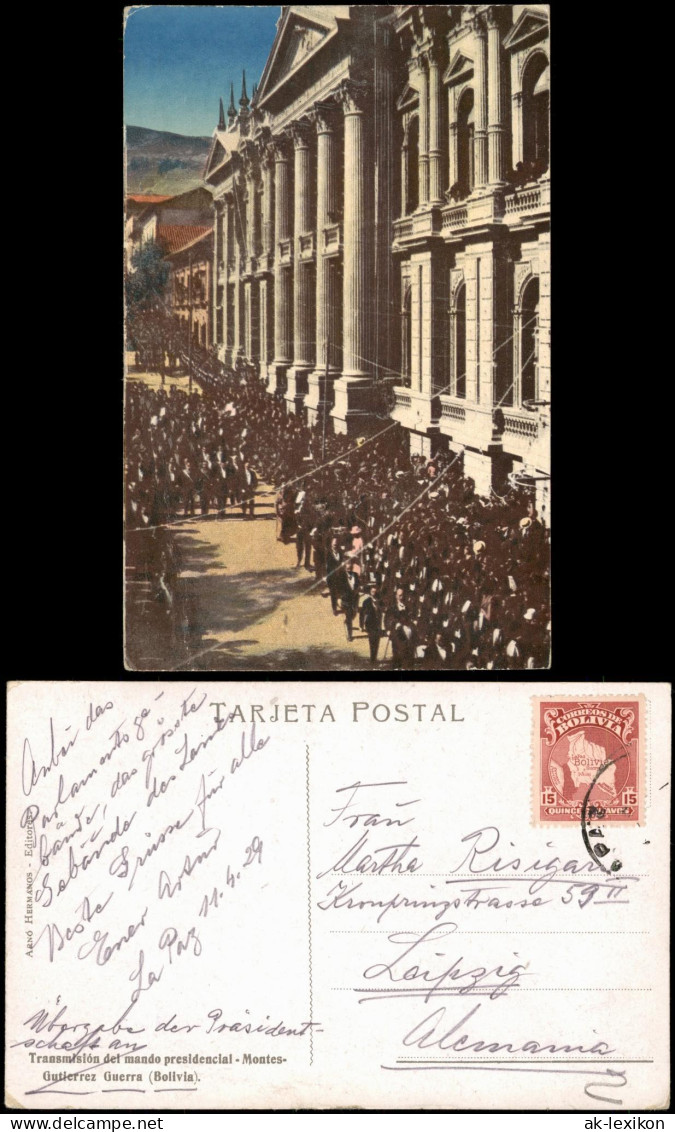 Bolivien Gutierrez Guerra (Bolivia) Transmisión  presidencial - Montes- 1920
