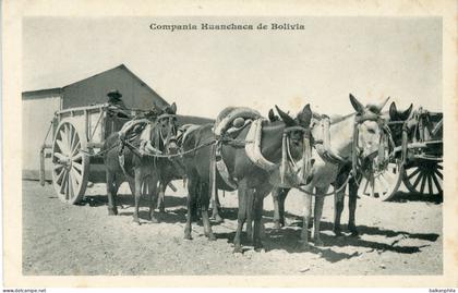 Bolivia Mule Carts Huanchaca Company