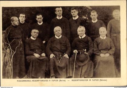 CPA Tupiza Bolivien, Missionare, Redemptoristen, Gruppenportrait