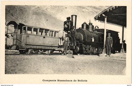 PC BOLIVIA, COMPANIA HUANCHACA DE BOLIVIA, Vintage Postcard (b60467)