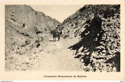 PC BOLIVIA, COMPANIA HUANCHACA DE BOLIVIA, Vintage Postcard (b60470)