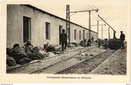 PC BOLIVIA, COMPANIA HUANCHACA DE BOLIVIA, Vintage Postcard (b60481)