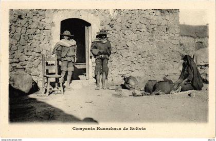 PC BOLIVIA, COMPANIA HUANCHACA DE BOLIVIA, Vintage Postcard (b60497)