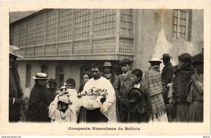 PC BOLIVIA, COMPANIA HUANCHACA DE BOLIVIA, Vintage Postcard (b60508)