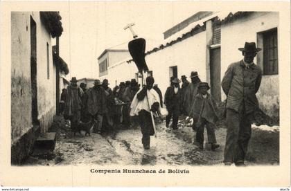 PC BOLIVIA, COMPANIA HUANCHACA DE BOLIVIA, Vintage Postcard (b60509)