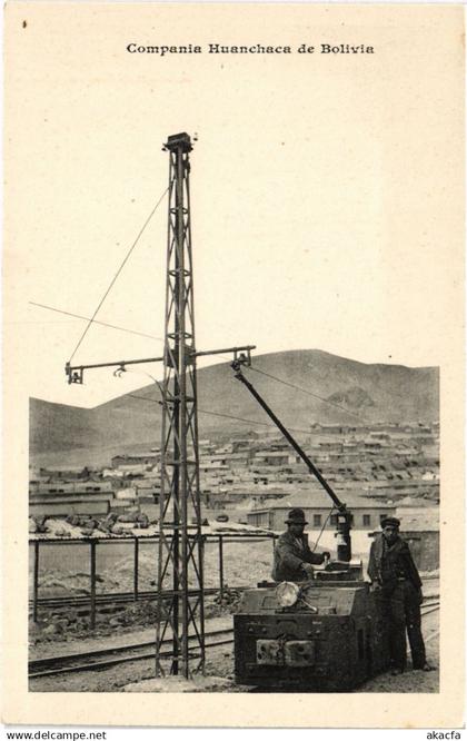 PC BOLIVIA, COMPANIA HUANCHACA DE BOLIVIA, Vintage Postcard (b60561)