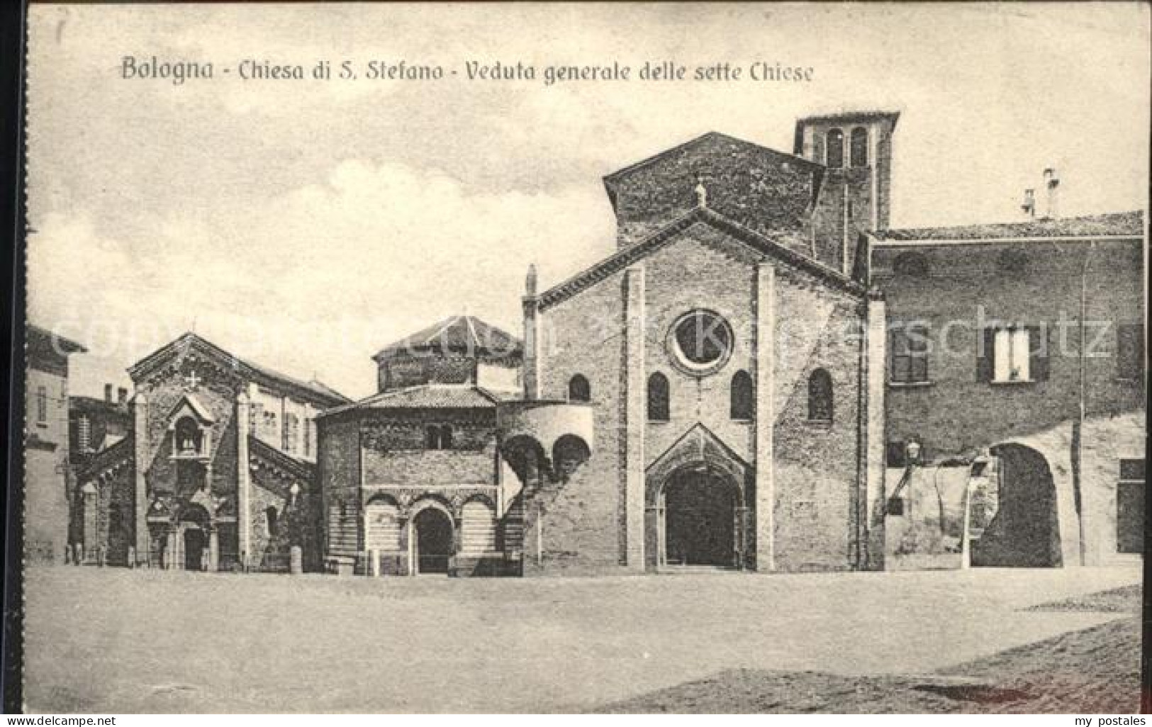 Bologna Chiesa di S.Stefano-Veduta generale delle sette Chiese