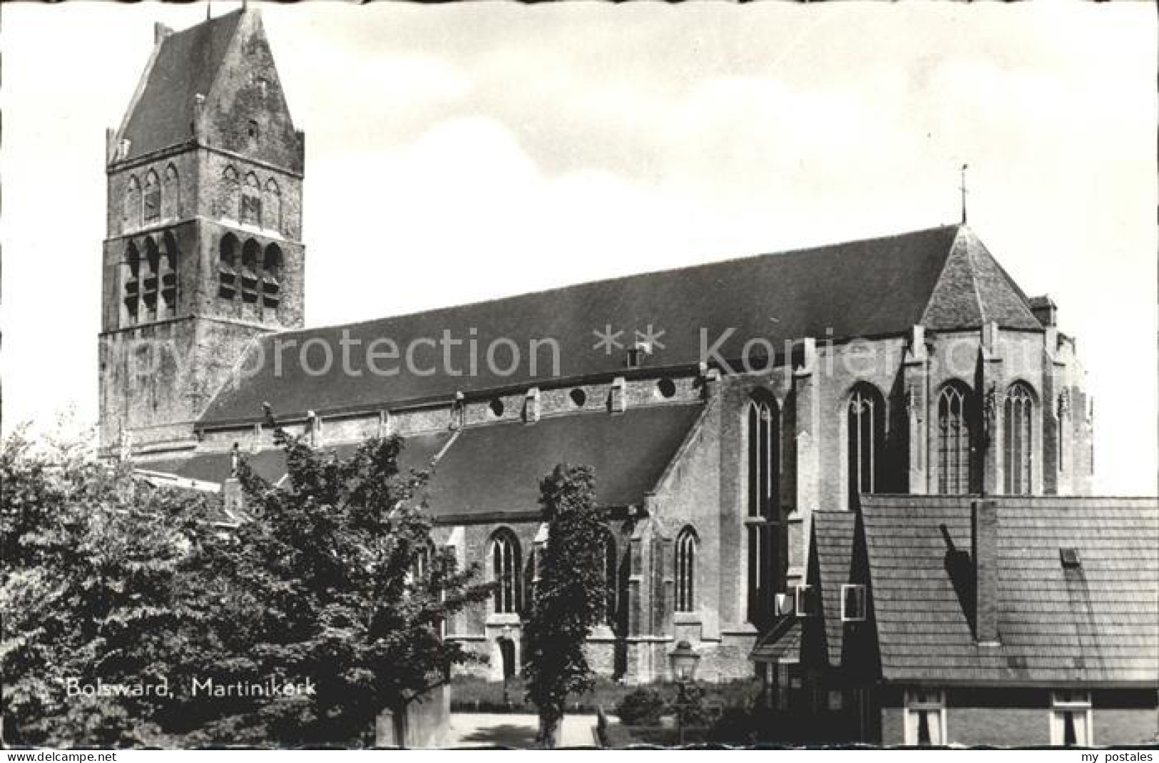 Bolsward Boalsert Martinikerk 15. Jhdt. Kirche